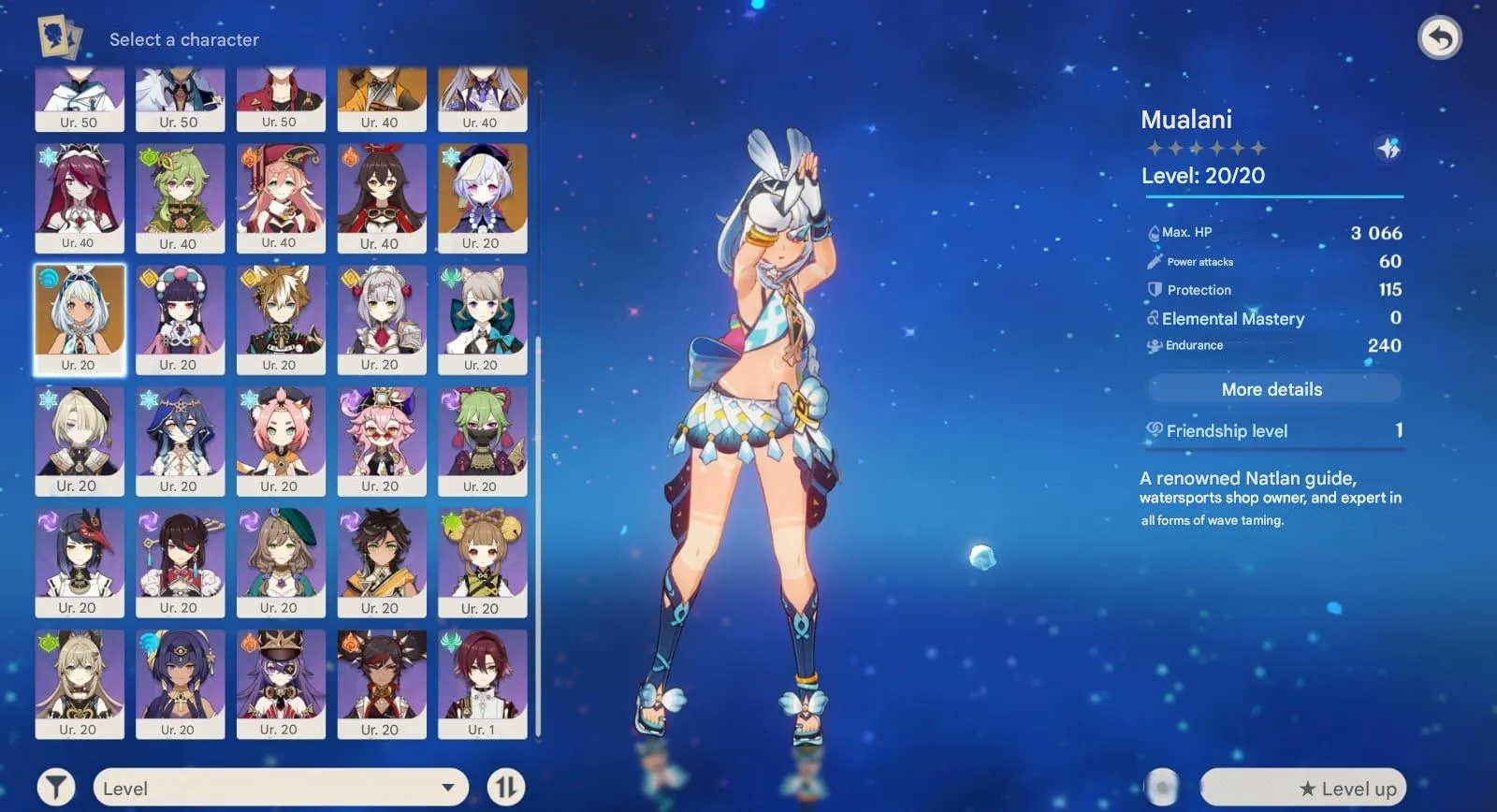 GI1167 High AR58 with Hu Tao Homa, Nahida C1, Furina, Raiden, Kazuha, Mualani